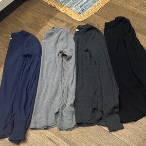 Old Navy Long Sleeve Tees - Navy, Gray, Charcoal, Black